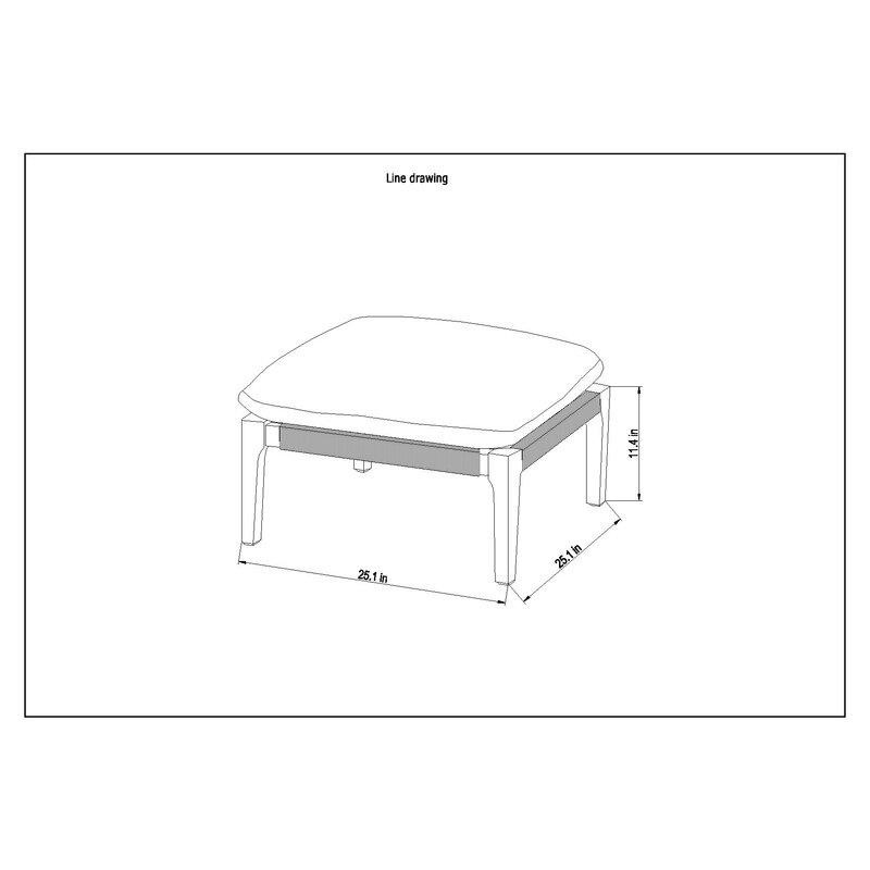 Jacobson Solid Wood 5 - Person Seating Group with Cushions