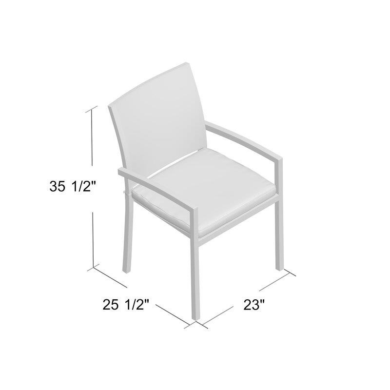 Decastro Rectangular 8 - Person 82.5'' Long Dining Set with Cushions
