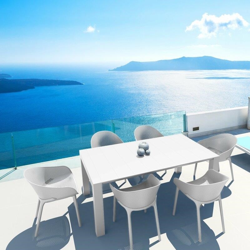 Farrah Rectangular 6 - Person 70'' Long Dining Set