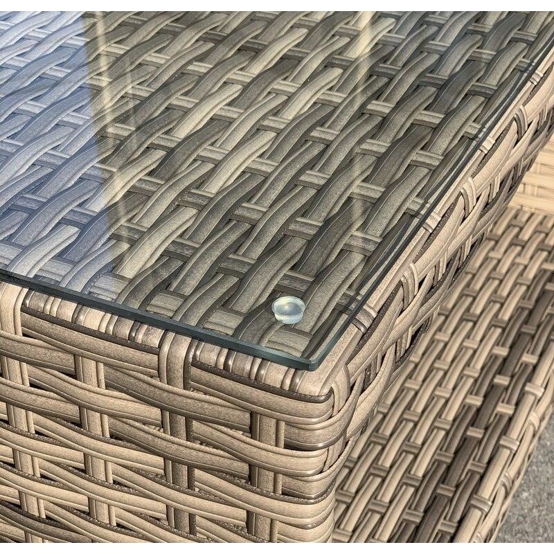 Alhambra Wicker/Rattan 8 - Person Seating Group with Cushions