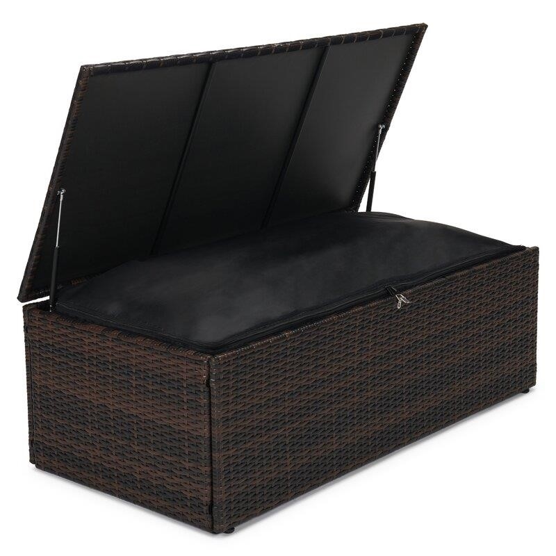 Brindille Wicker/Rattan 7 - Person Seating Group with Cushions