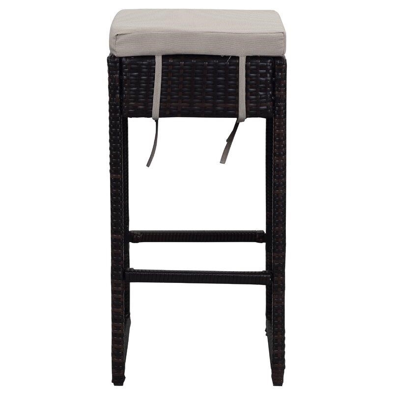 Motter Rectangular 6 - Person 59.1'' Long Bar Height Dining Set with Cushions