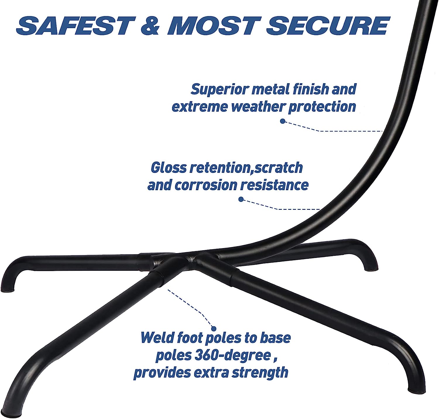 Chihee Egg Chair Foldable Wicker Rattan Hanging Chair Swing Chair Indoor Outdoor Patio Wicker Chair Hammock Chair with Stainless Steel Hanging Kit Chain Link UV Resistant Cushion Bedroom Balcony