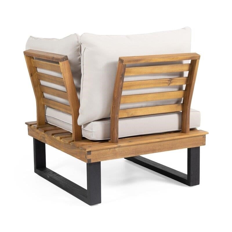 Monterey Solid Wood 5 - Person Seating Group with Cushions