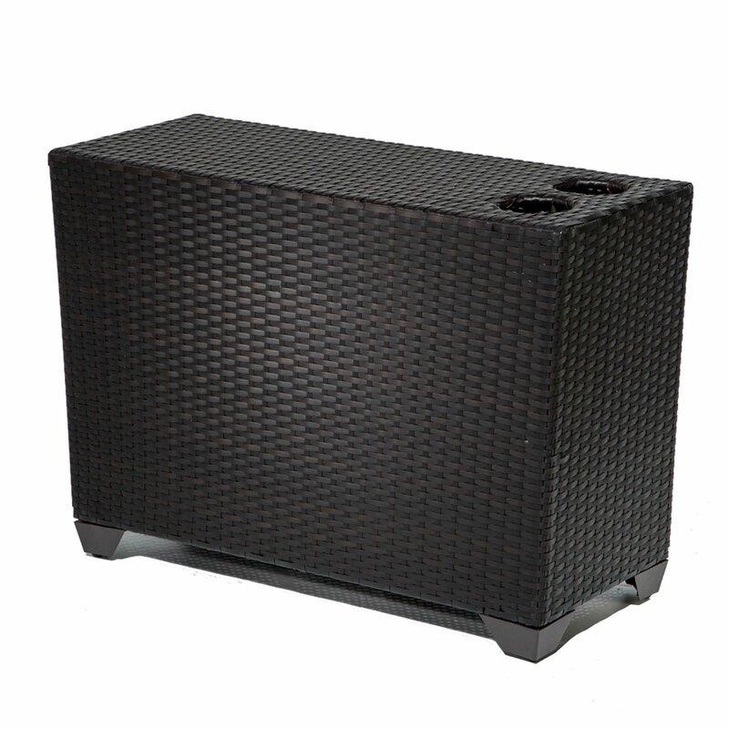 Tegan Wicker/Rattan 4 - Person Seating Group with Cushions