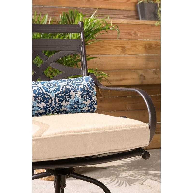 Gehlert Square 4 - Person 33'' Long Bar Height Dining Set with Cushions