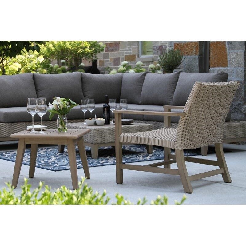 Legette Wicker/Rattan 5 - Person Seating Group with Cushions