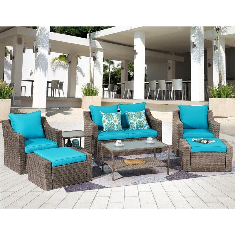 Hechavarria 6 - Person Seating Group with Cushions