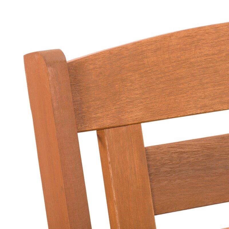 Katishia Square 4 - Person 35.5'' Long Bar Height Dining Set with Cushions