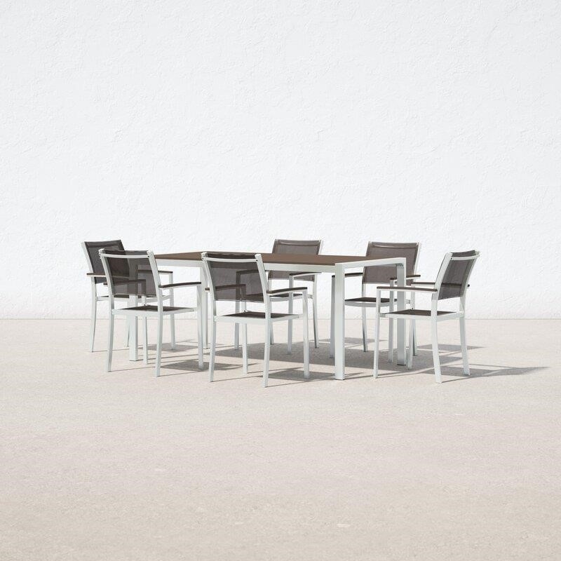 Rectangular 6 - Person 71'' Long Dining Set