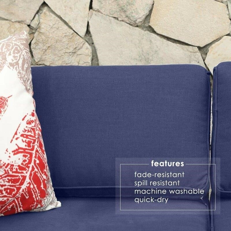 Connally Wicker/Rattan 8 - Person Seating Group with Cushions