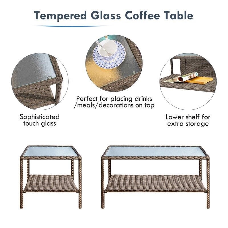 Hechavarria 6 - Person Seating Group with Cushions