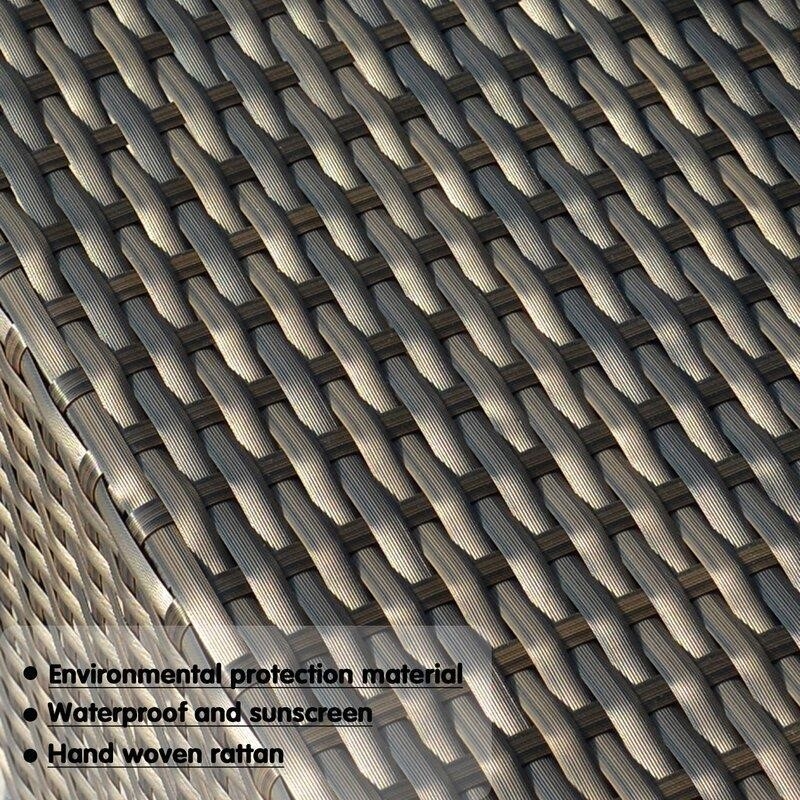 Wicker/Rattan 8 - Person Seating Group with Cushions