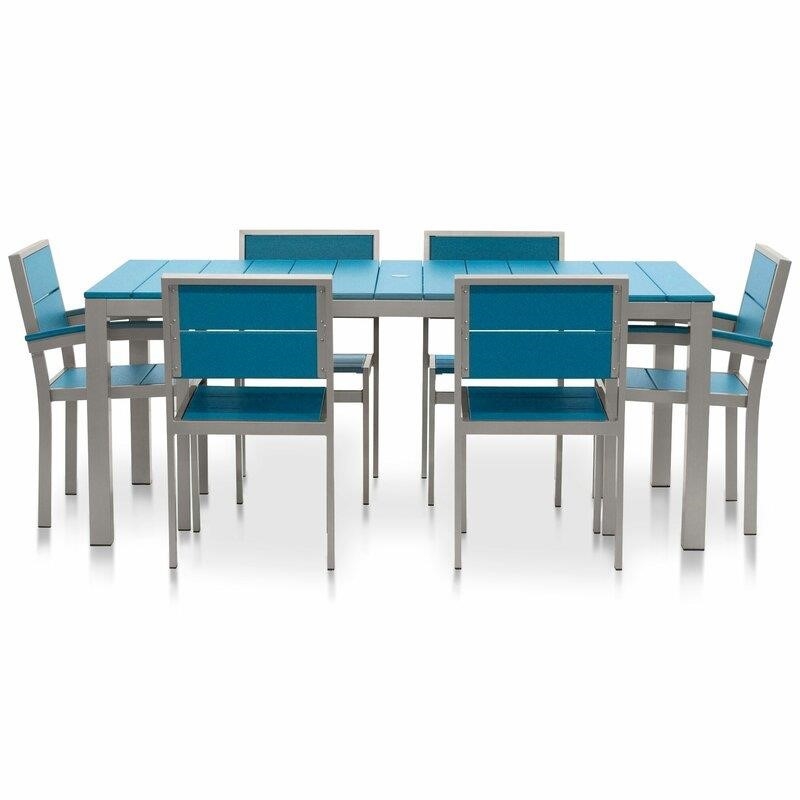 Fiona Rectangular 6 - Person 72'' Long Dining Set