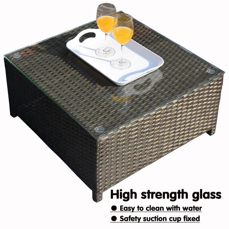 Wicker/Rattan 8 - Person Seating Group with Cushions