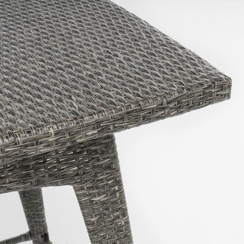 Billie-Anne Square 4 - Person 32.5'' Long Bar Height Dining Set with Cushions