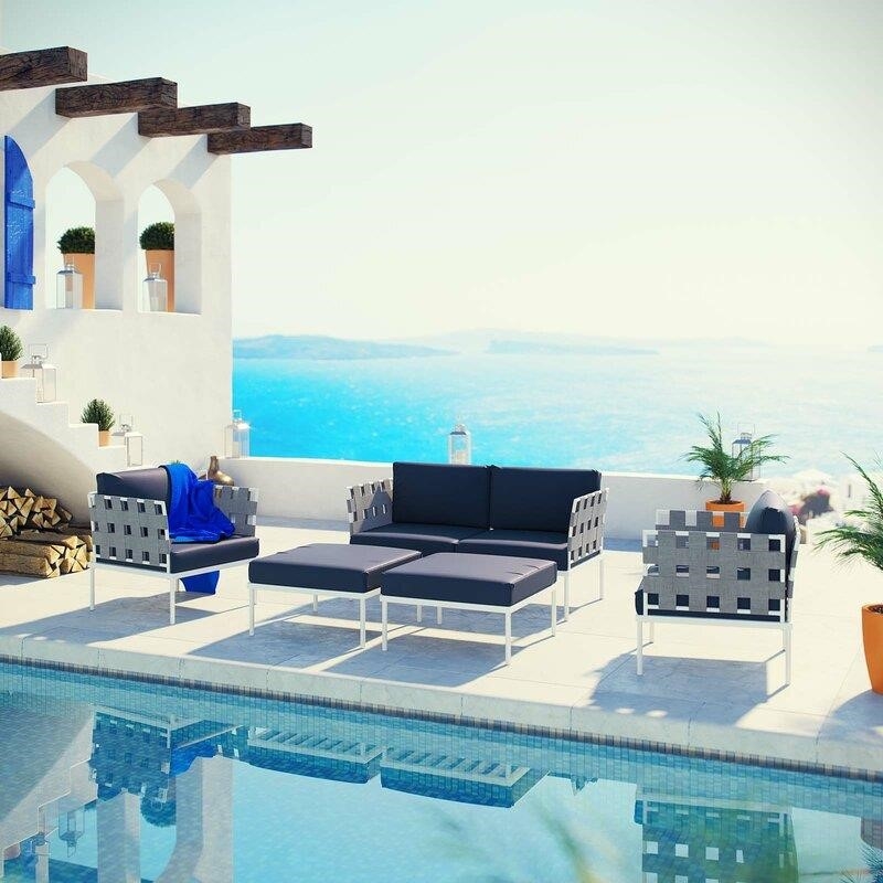 Finney 5 - Person Seating Group with Cushions