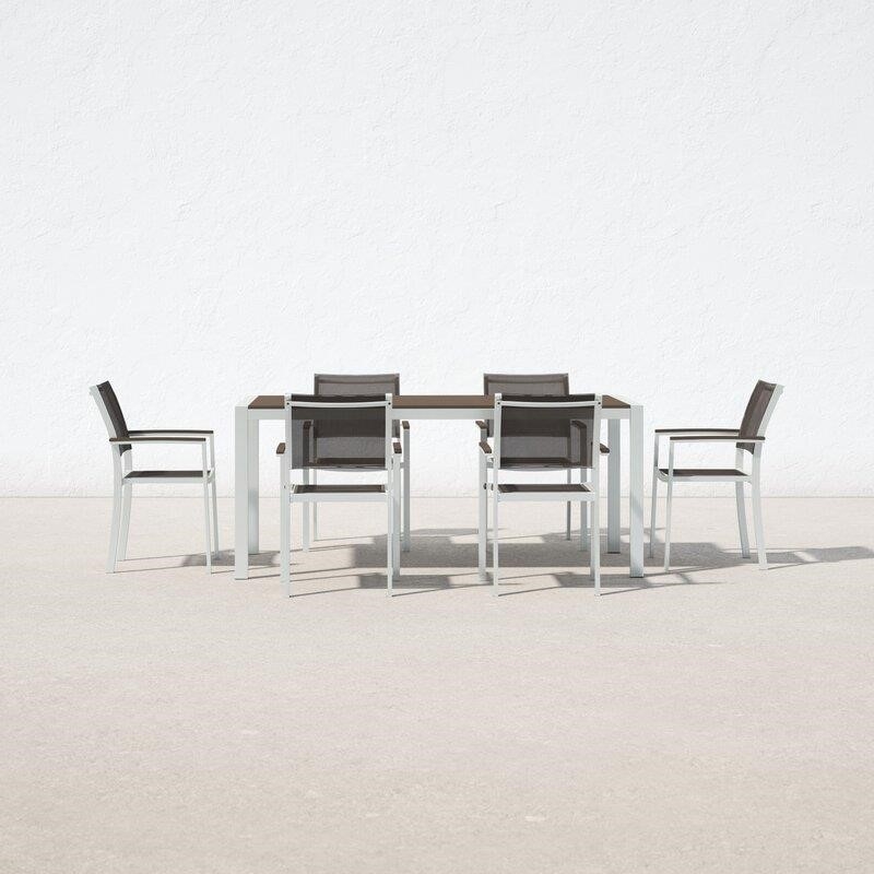 Rectangular 6 - Person 71'' Long Dining Set