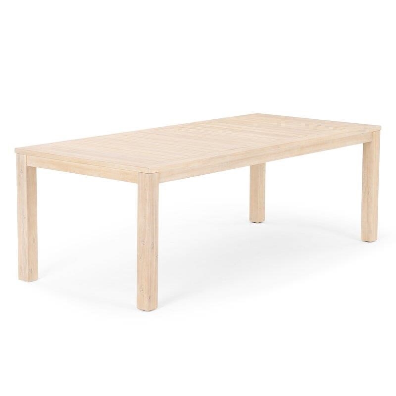 Demello Rectangular 8 - Person 87'' Long Dining Set with Cushions