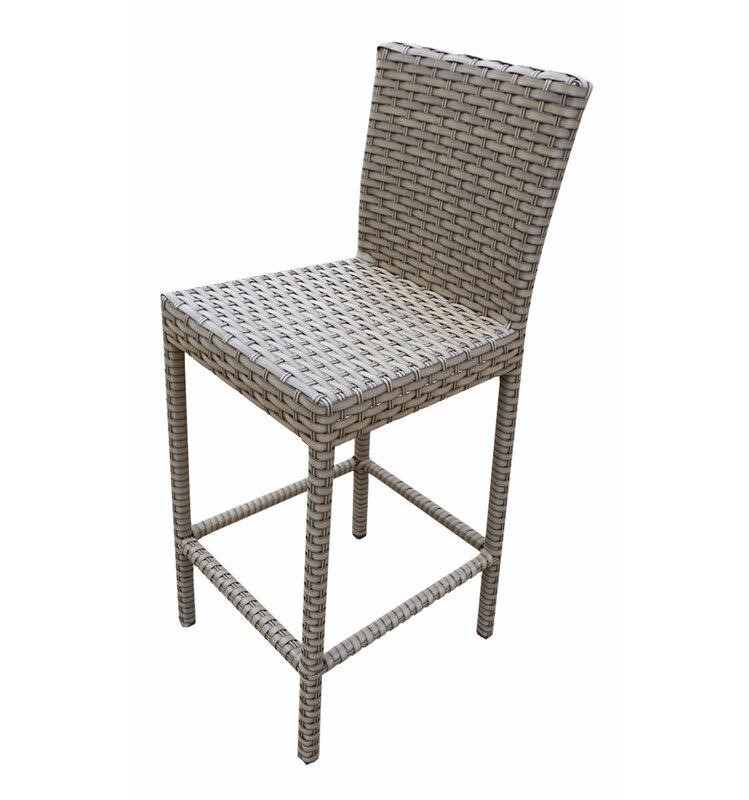 Reid Rectangular 6 - Person 76'' Long Bar Height Dining Set