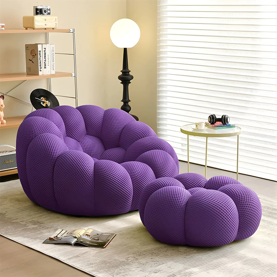 Lkikos Vacuum Compression Bubble Sofa Curved Foam Couch in a box