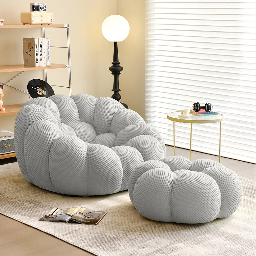 Lkikos Vacuum Compression Bubble Sofa Curved Foam Couch in a box