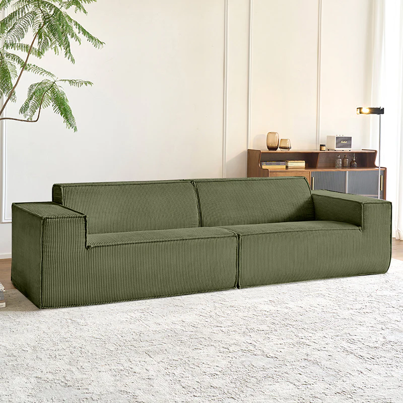 Lkikos Boneless Sealed Couch Vacuum Compressed Foam Sofa  in a box