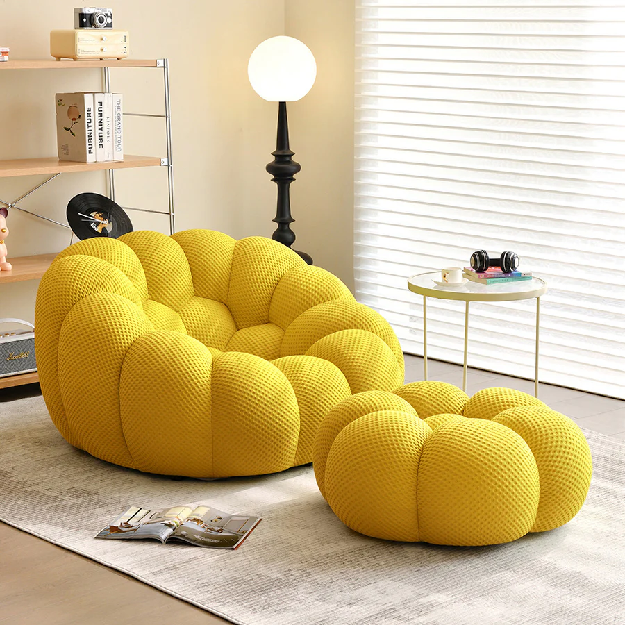 Lkikos Vacuum Compression Bubble Sofa Curved Foam Couch in a box
