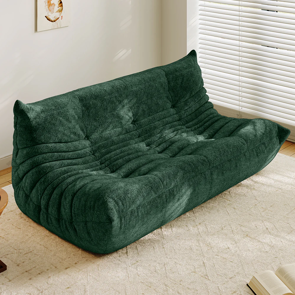 Lkikos Compressed Sofa Togo Sofa Caterpillar Sofa 3 seater