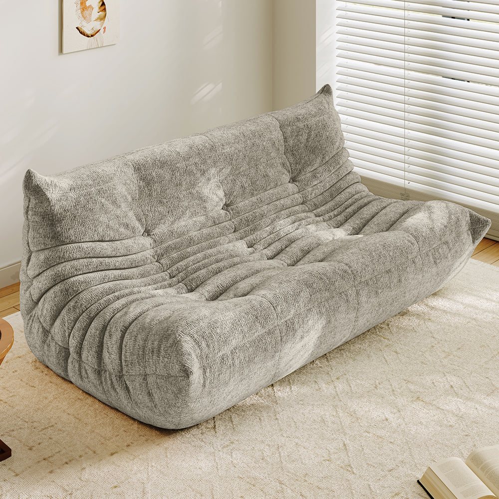 Lkikos Compressed Sofa Togo Sofa Caterpillar Sofa 3 seater