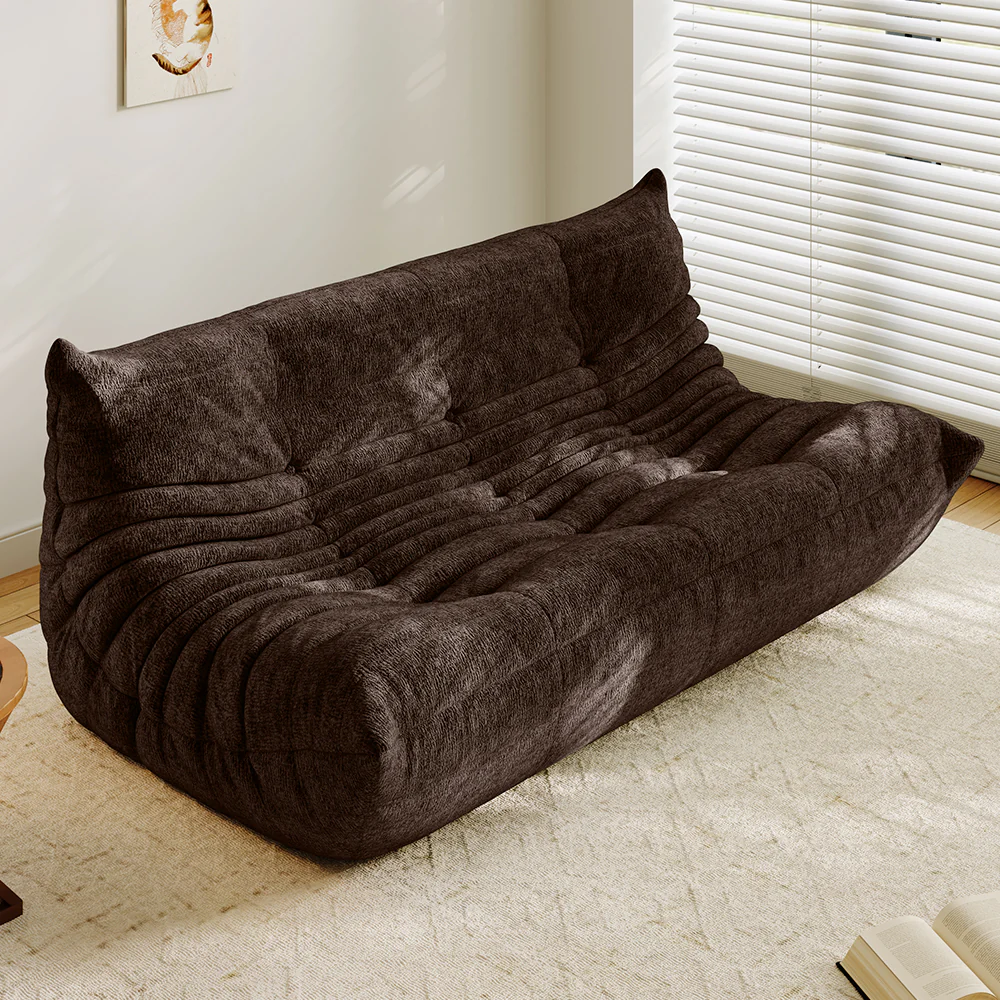 Lkikos Compressed Sofa Togo Sofa Caterpillar Sofa 3 seater