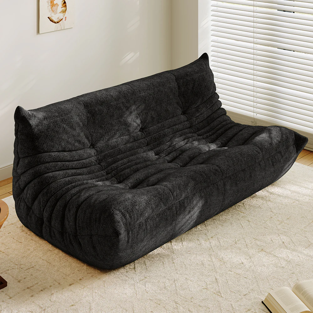 Lkikos Compressed Sofa Togo Sofa Caterpillar Sofa 3 seater