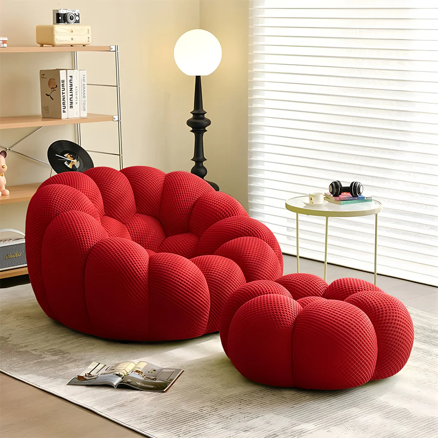 Lkikos Vacuum Compression Bubble Sofa Curved Foam Couch in a box