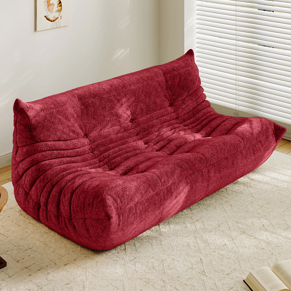 Lkikos Compressed Sofa Togo Sofa Caterpillar Sofa 3 seater