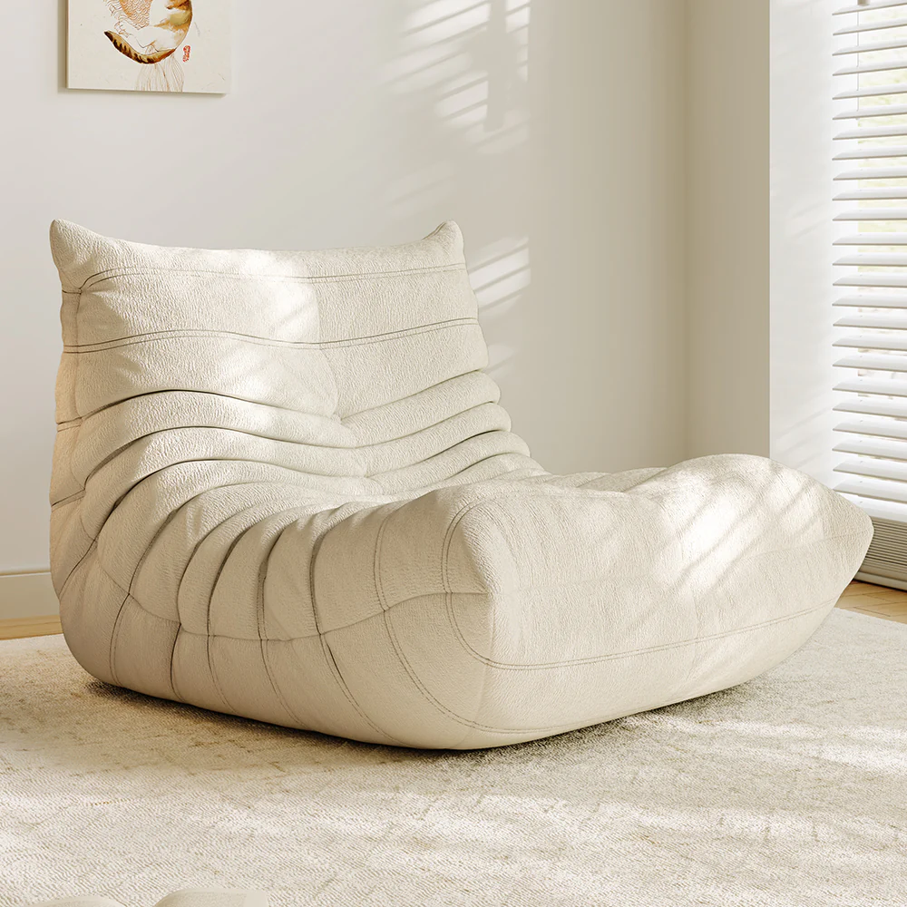 Lkikos Compressed Sofa Togo Sofa Single Caterpillar Sofa Chair