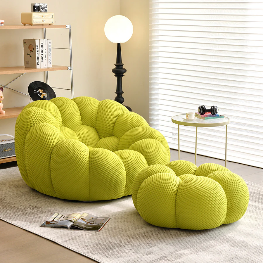 Lkikos Vacuum Compression Bubble Sofa Curved Foam Couch in a box