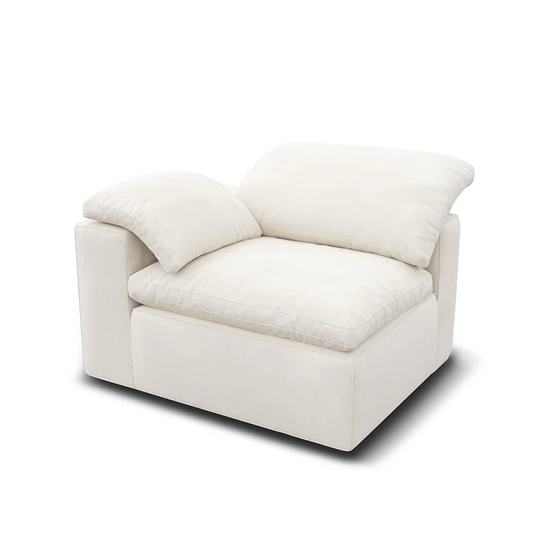 Compressed Cloud Couch 1 seat 1 armrest