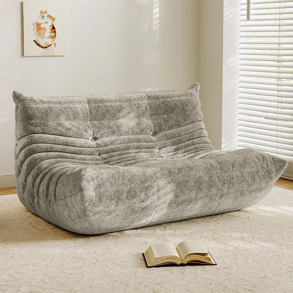 Lkikos Compressed Sofa Togo Sofa Caterpillar Sofa 2 seater