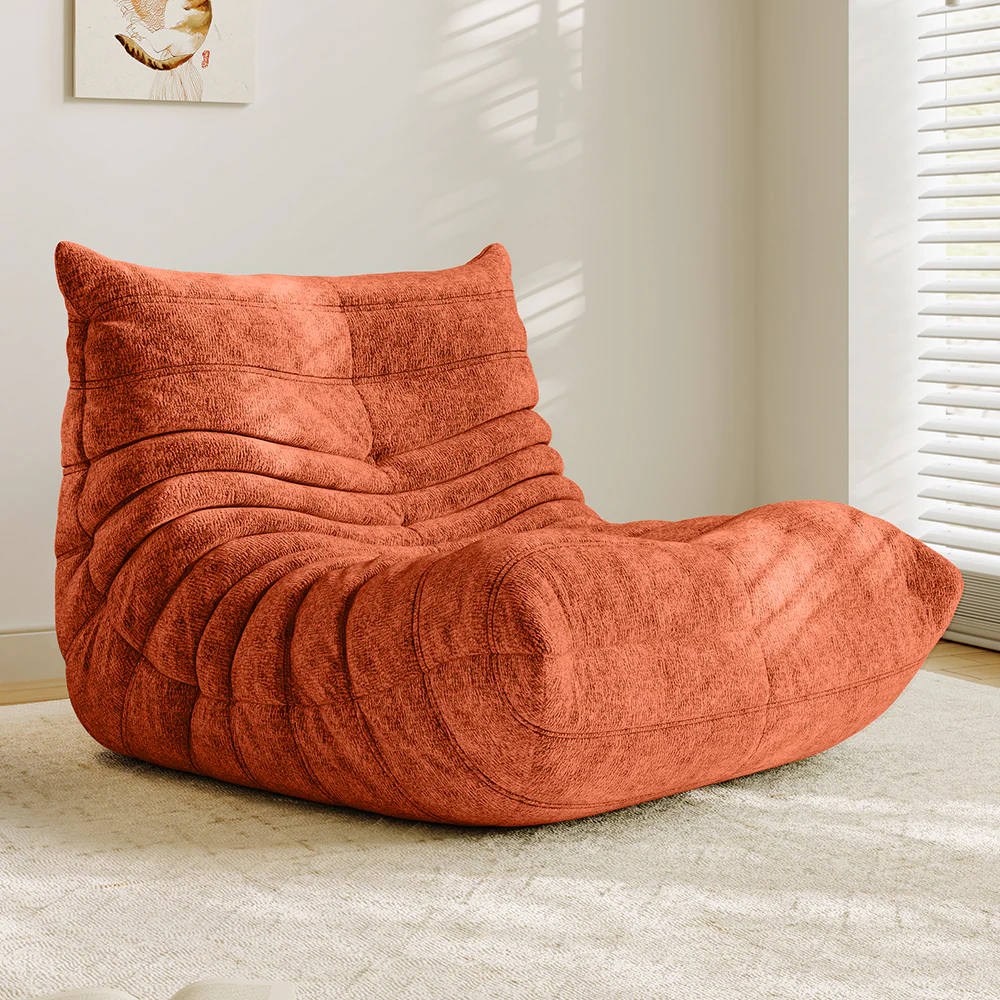 Lkikos Compressed Sofa Togo Sofa Single Caterpillar Sofa Chair