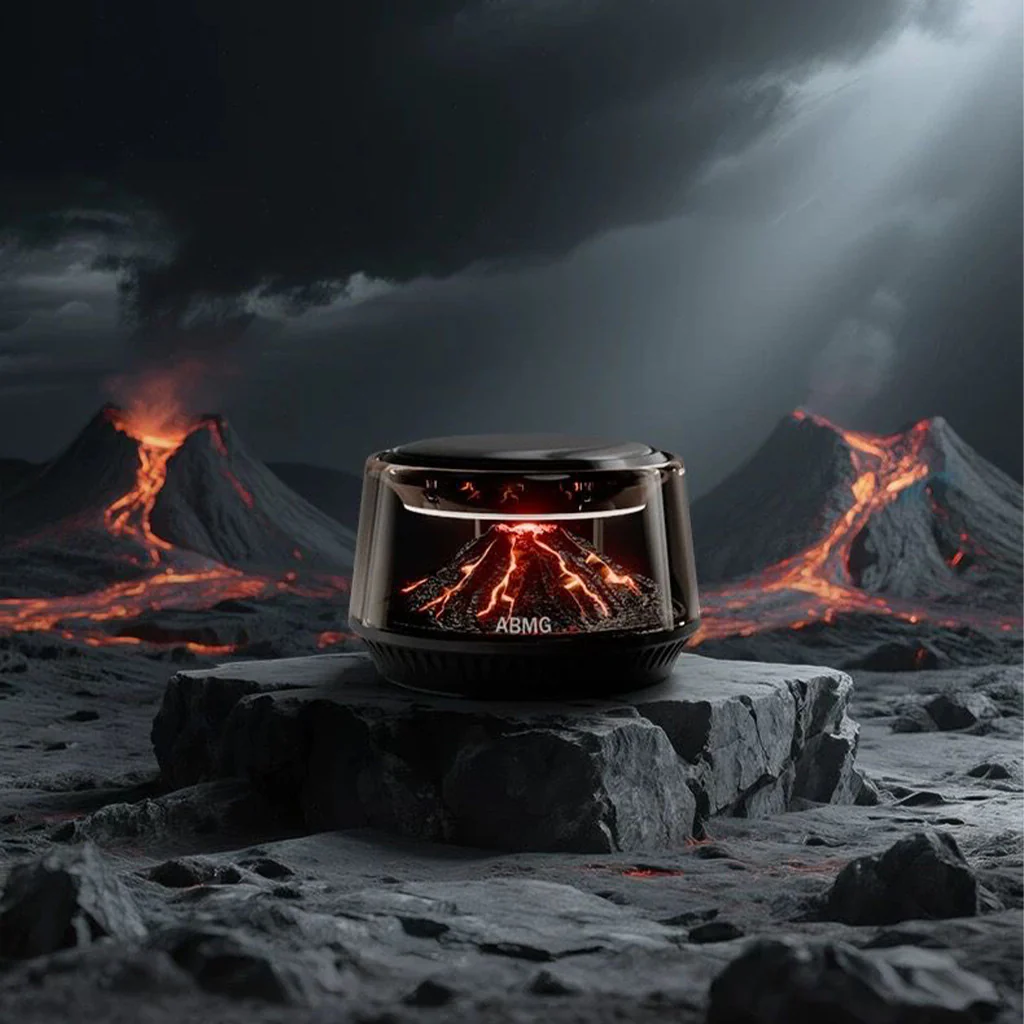 Volcano & Glacier Car Air Freshener