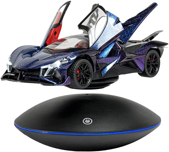 Floating Model Car,360 Degree Magnet Display Stand, Levitating Decor, Magnetic Display, Magnetic Levitation for Figures and Toys