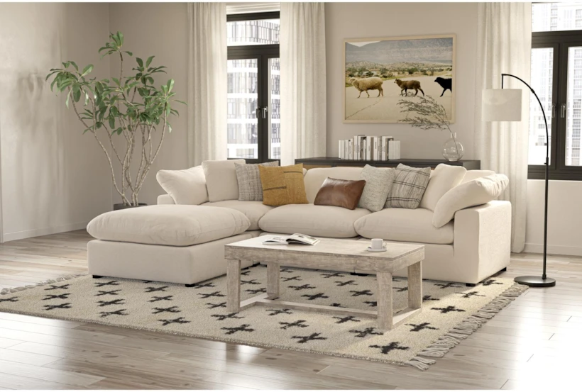 Zone Cream White Fabric 124