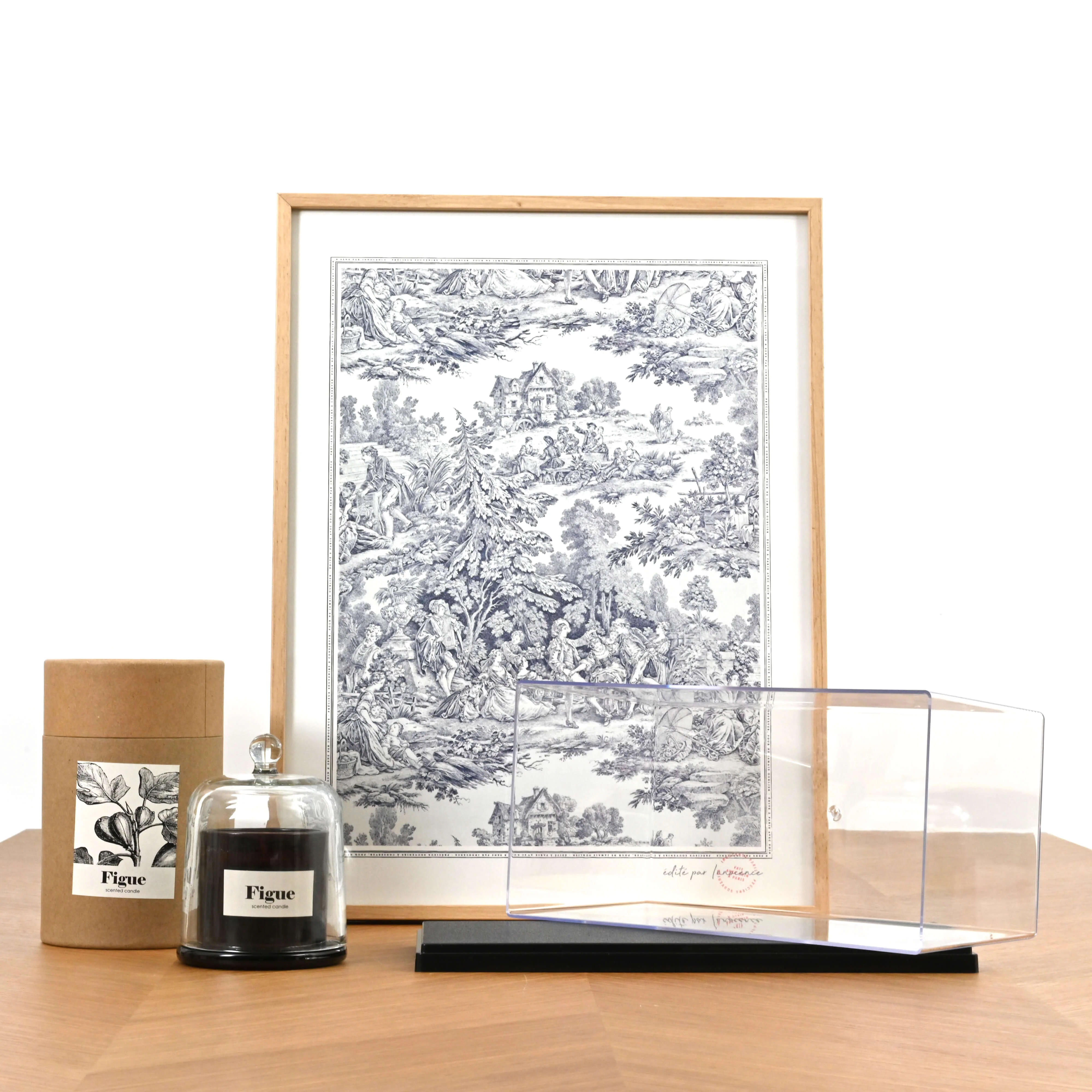 Boîte vitrine noire 1/24