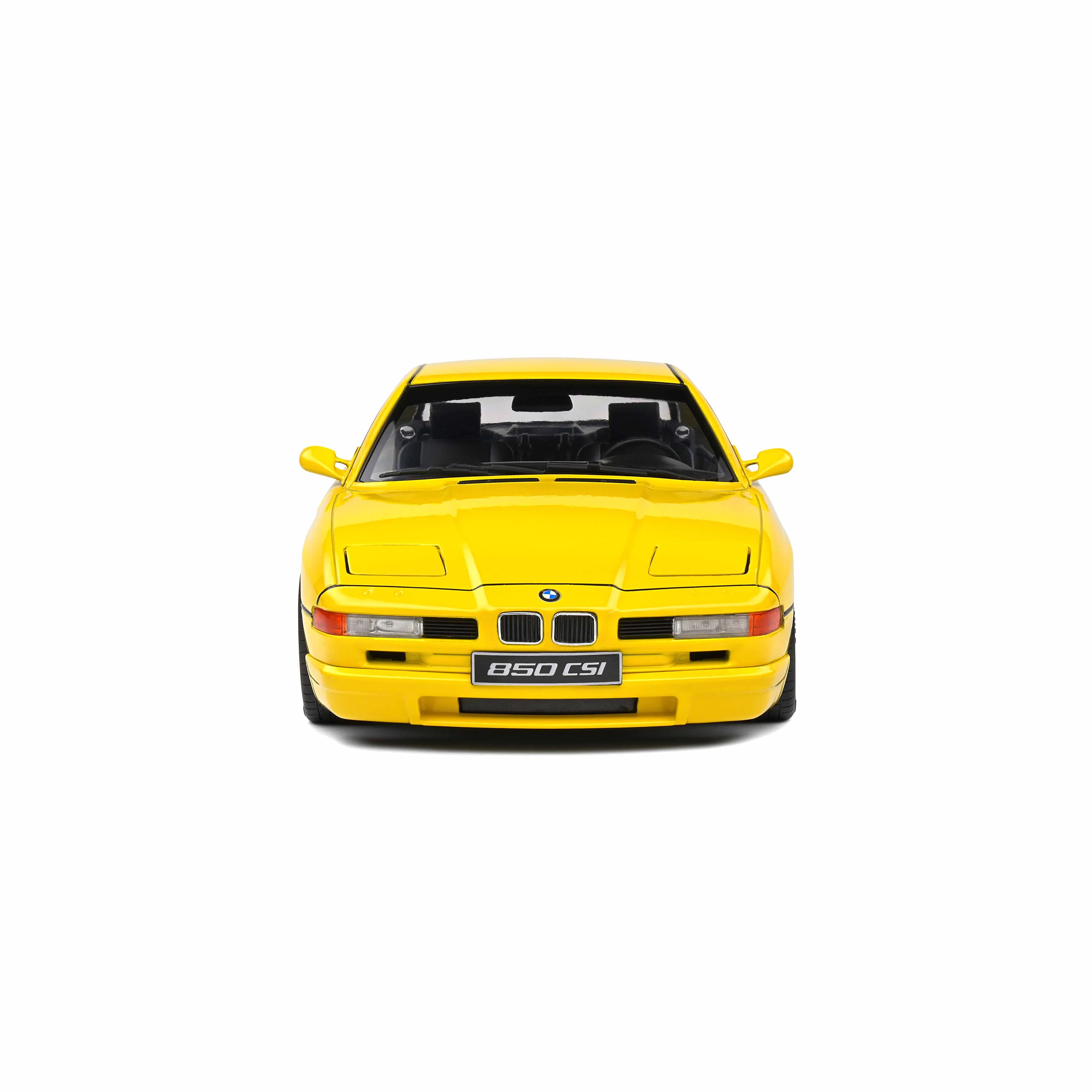 BMW 850 (E31) CSI Jaune Dakar 1990 1/18