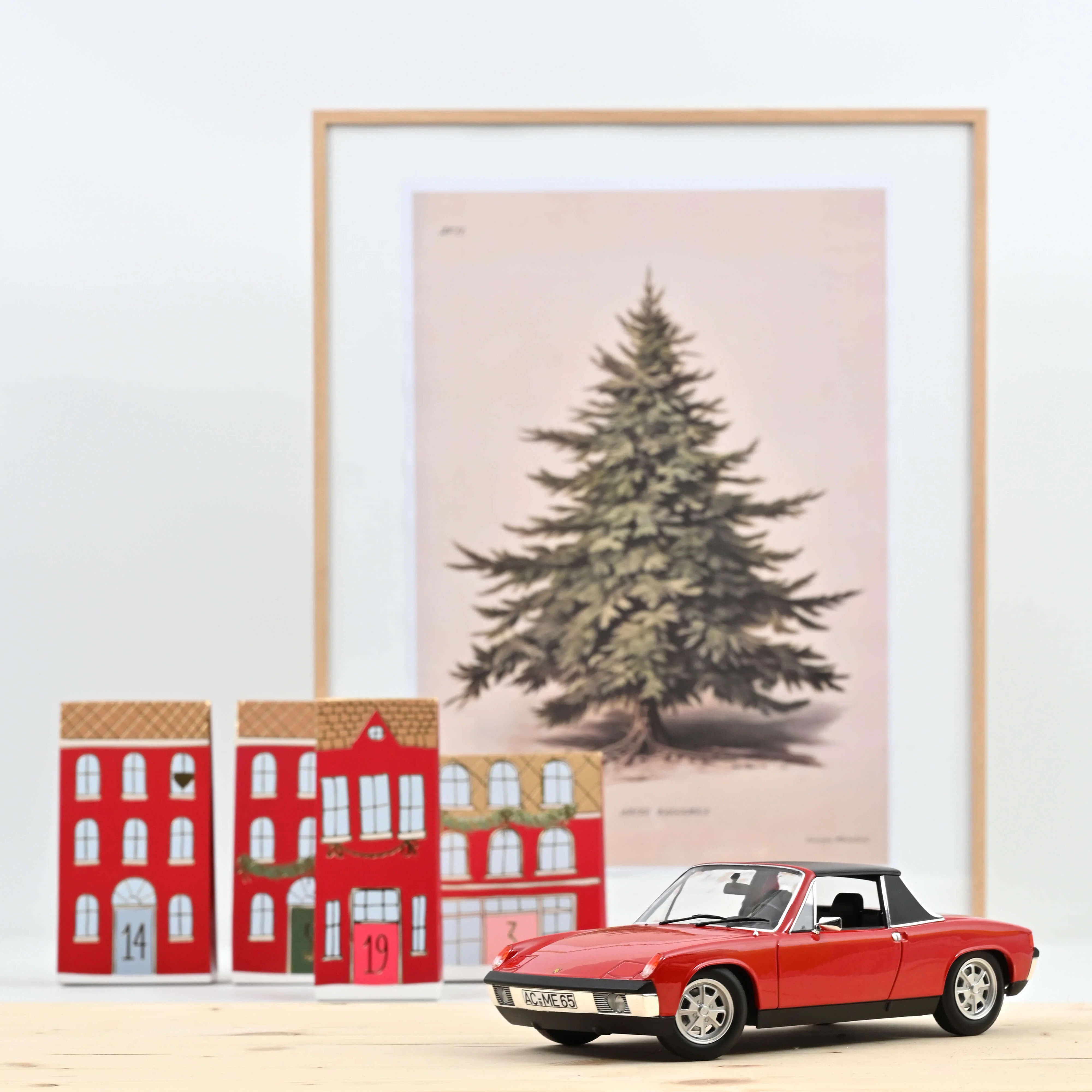 VW-Porsche 914 1.7 1972 Rouge Bahia 1/18