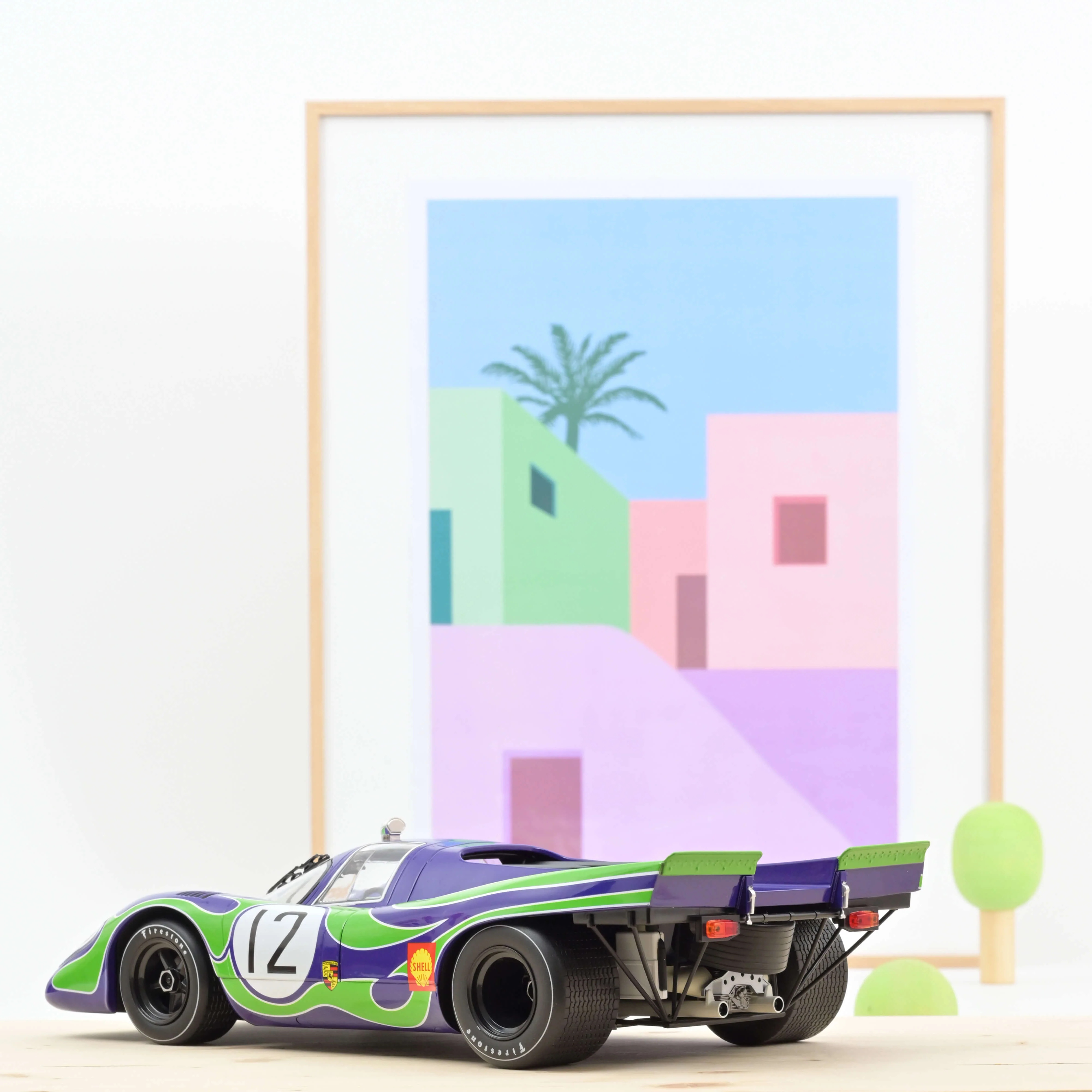 Porsche 917K Hockenheim 1970 12 Van Lennep 1/12 - 200pcs