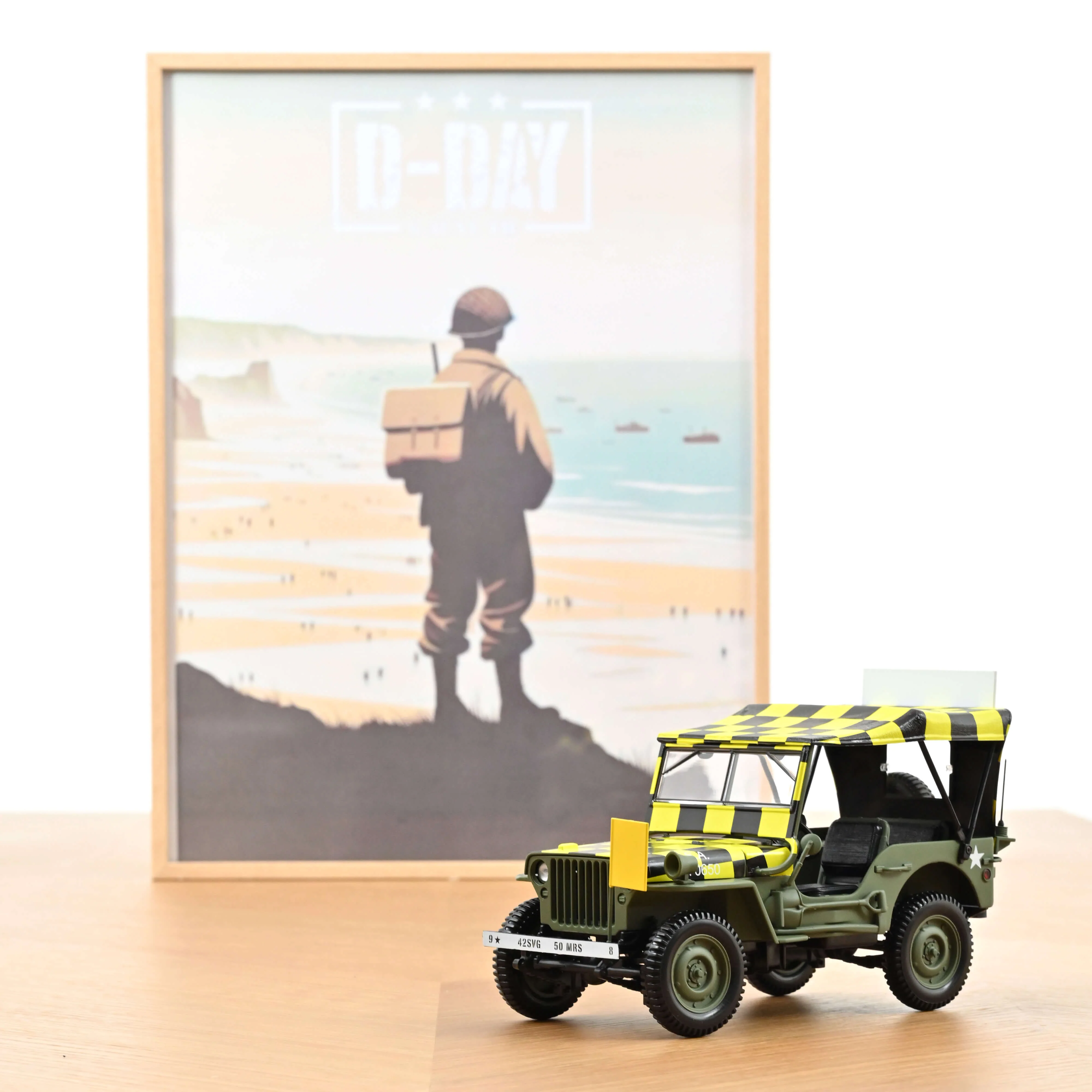 Jeep Militaire 1944 Follow Me 1/18 - 200pcs