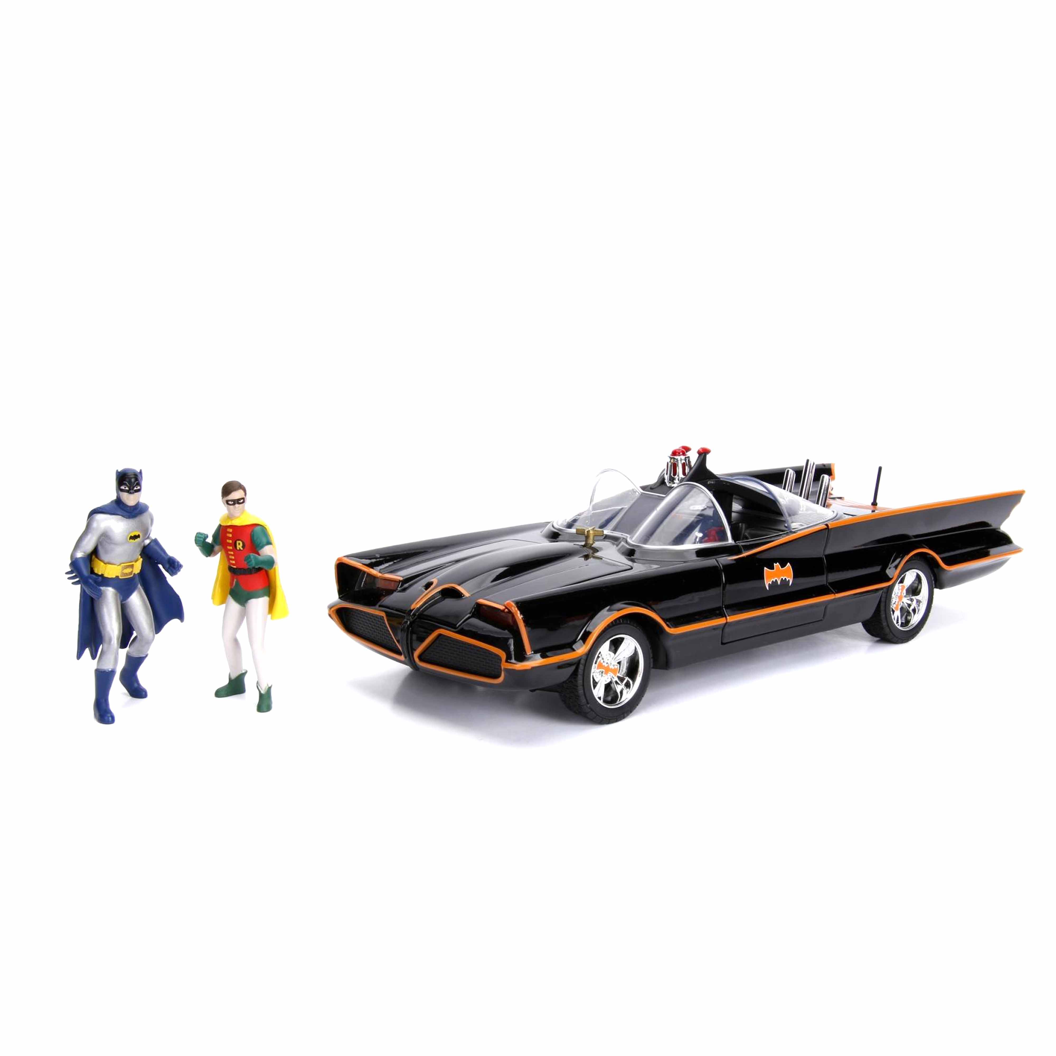 Batmobile avec figurines Noir DC Comics 1966 1/18