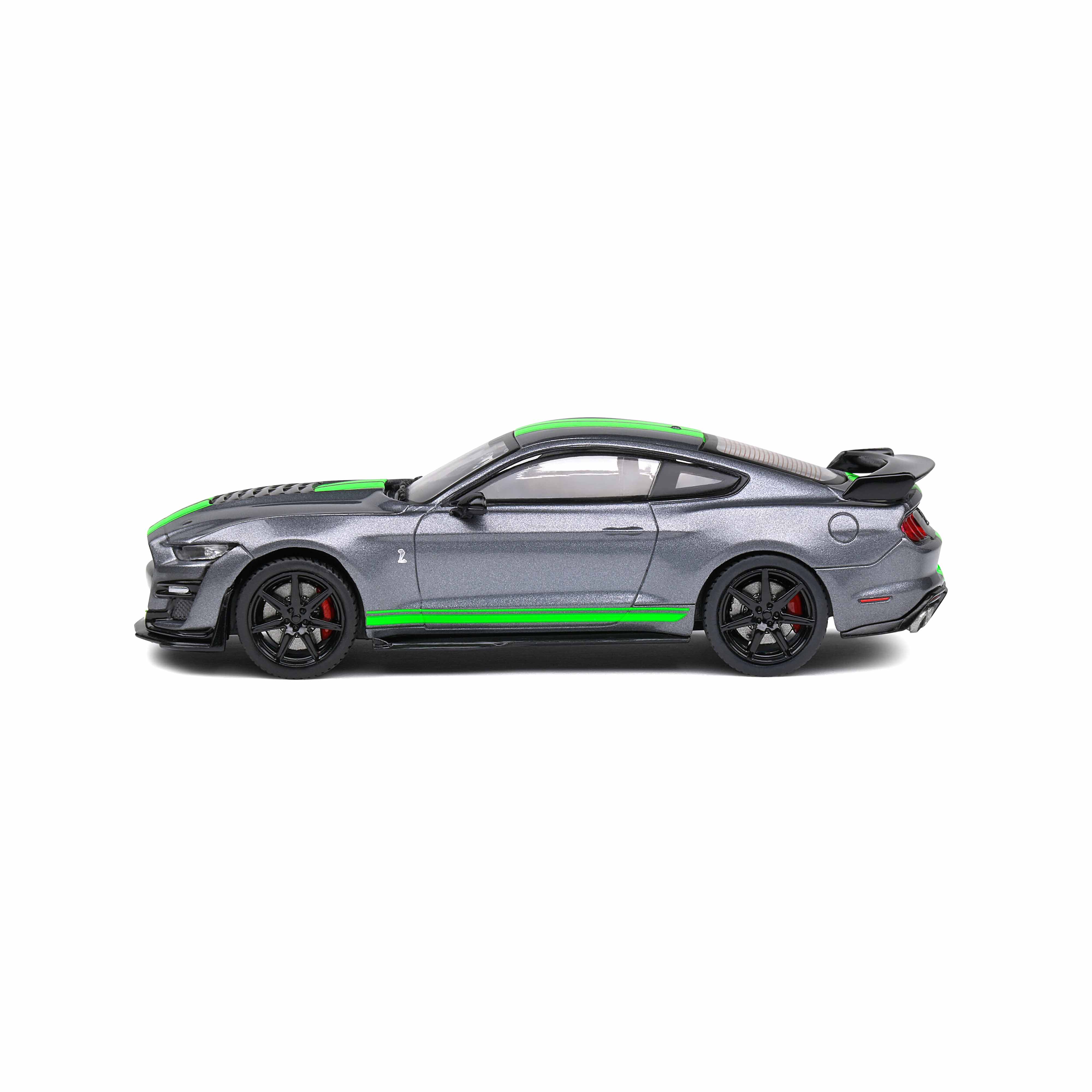 Shelby Mustang GT500 Gris avec Néon Vert 2020 1/43