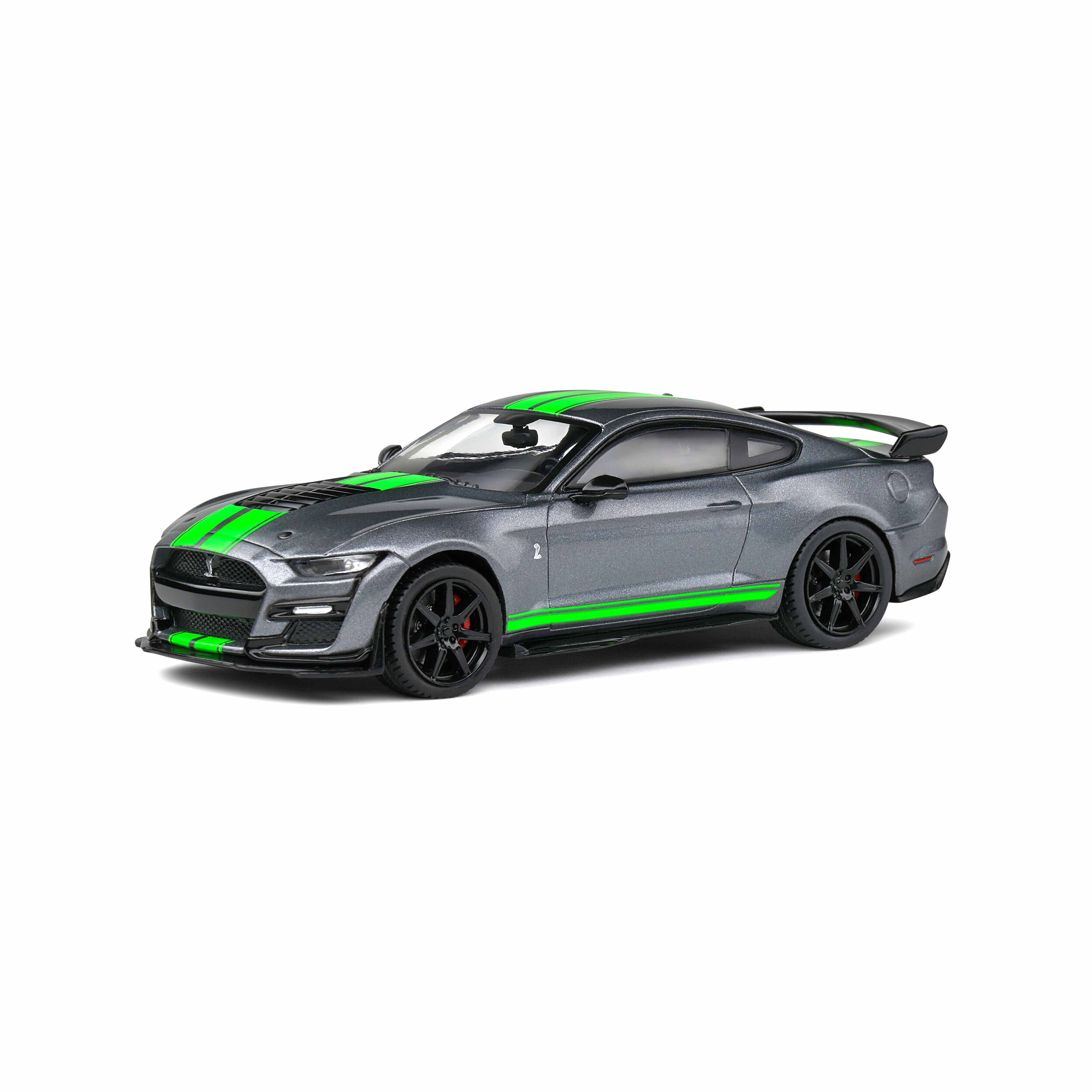 Shelby Mustang GT500 Gris avec Néon Vert 2020 1/43